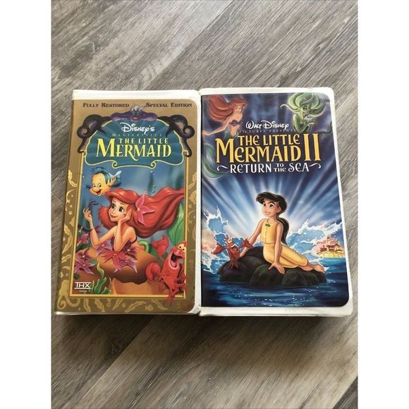 Disney Toys Walt Disney Little Mermaid Vhs Tapes Little Merm Poshmark